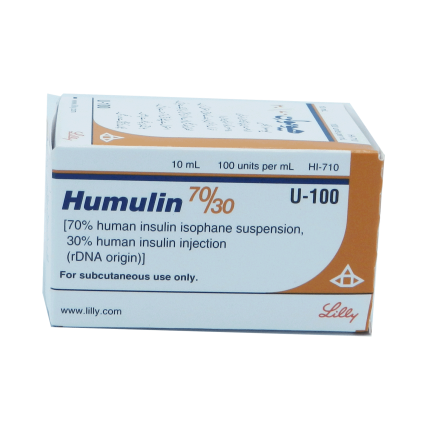 HUMULIN Recombinant Human Insulin (70% Isophane / 30% Soluble) 100IU ...